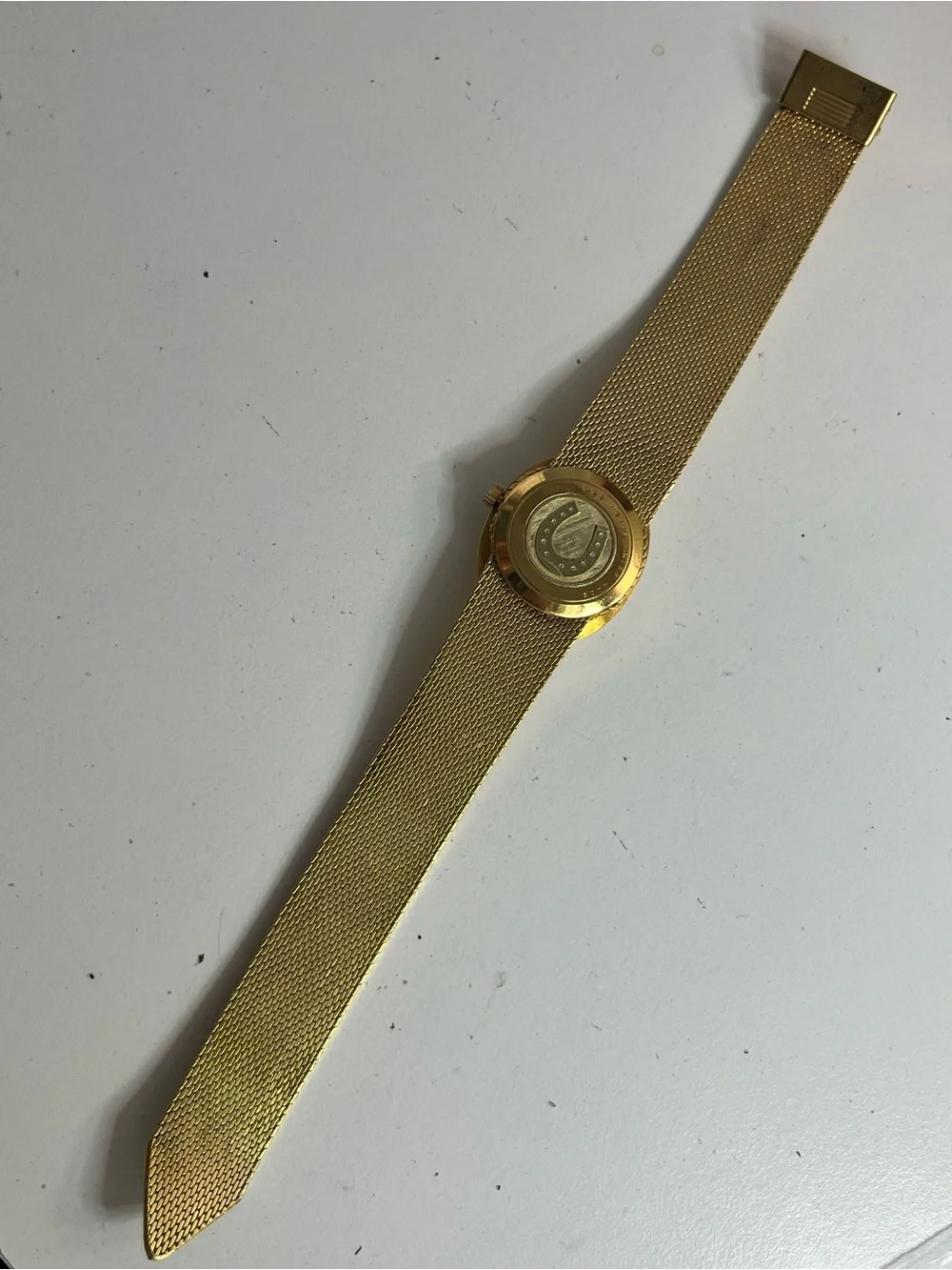 Ladies Lucerne 3 STARS Gold Bracelet Watch mechanical Swiss made.